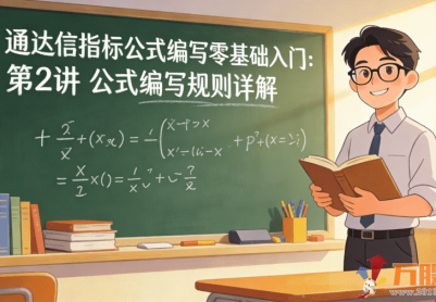 通达信指标公式编写零基础入门：第2讲 公式编写规则详解