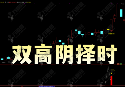 通达信【双高阴择时】主副选指标 高位阴线博弈反抽短线尾盘策略 手机电脑通用