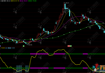 通达信【金龙多空】副图指标，多空信号清晰，低位捕捉超跌反弹行情