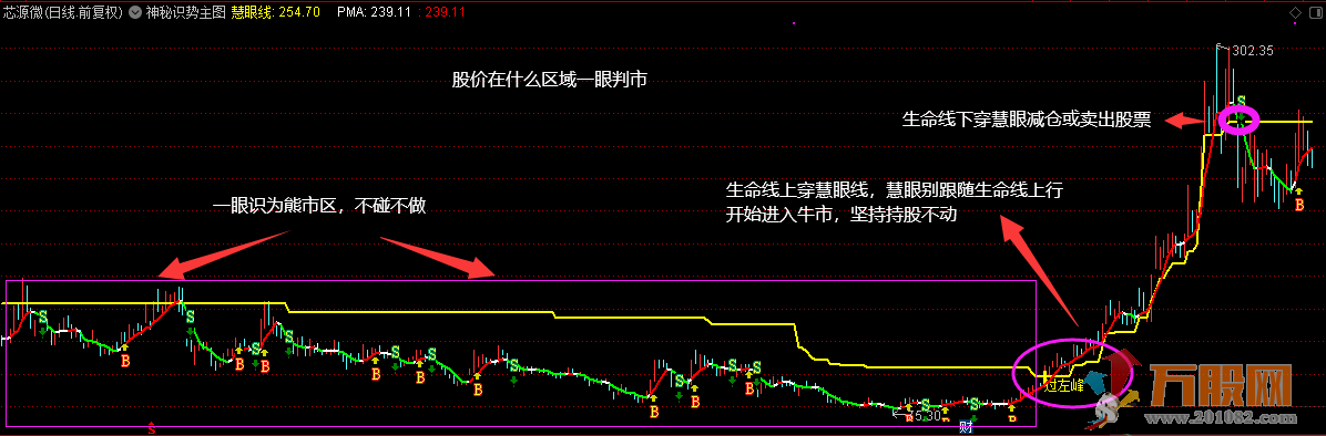 神秘识势主图，慧眼识三势，无加密不限时，无未来 通达信主图