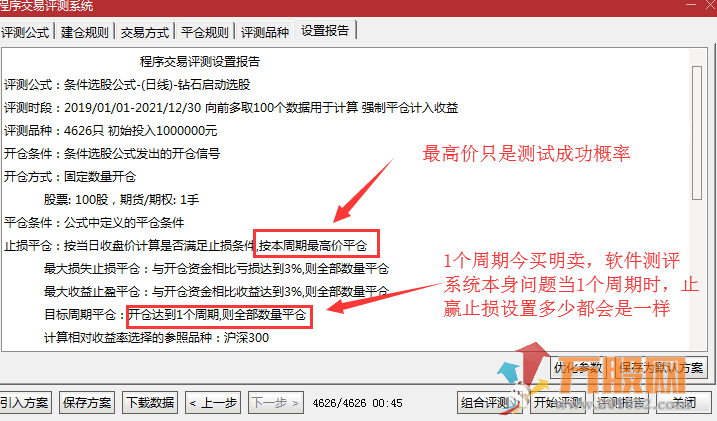 钻石启动今买明卖通达信副图选股指标 无未来 胜率87.96% 