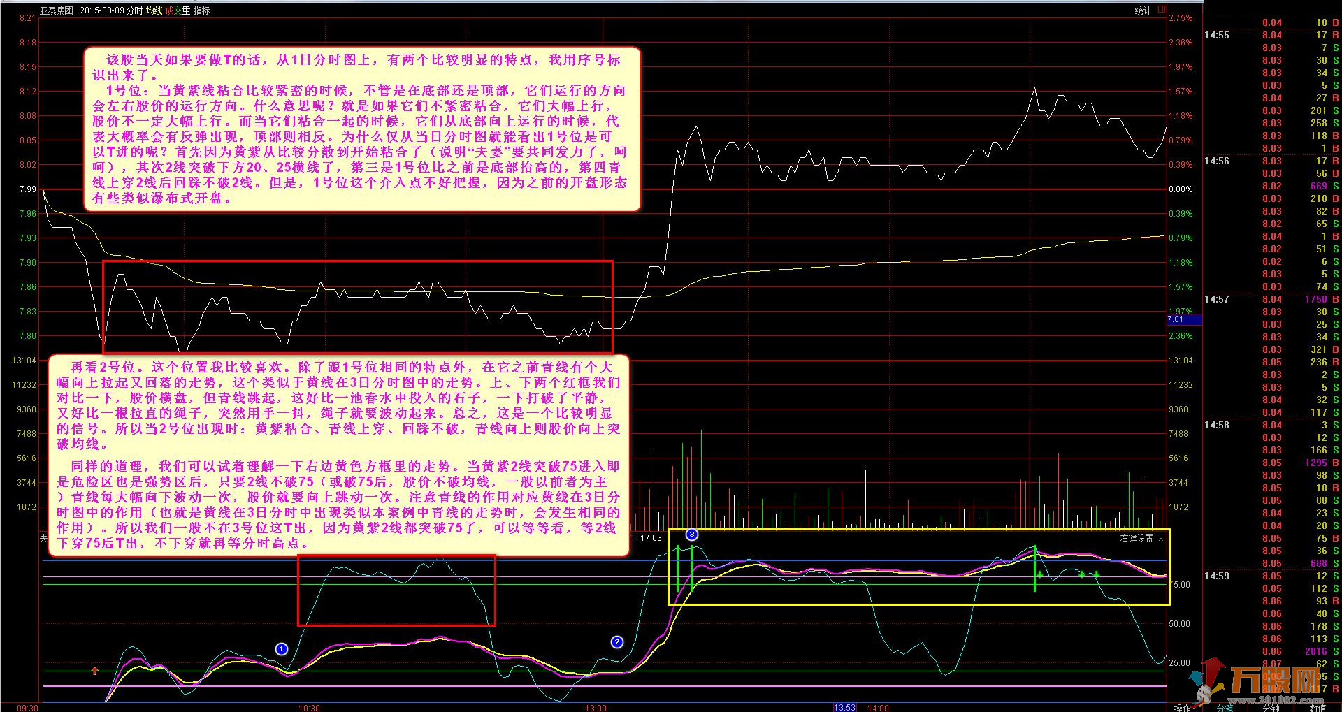 夫为妻纲分时T+0通达信副图加密指标 