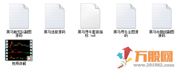 精品--【黑马寻牛】1主图2副图1选股全套指标＋源码+视频教程