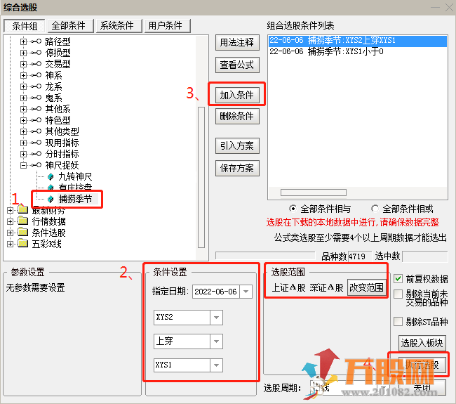 神尺捉妖套系指标  捉妖精准买卖点只需三步