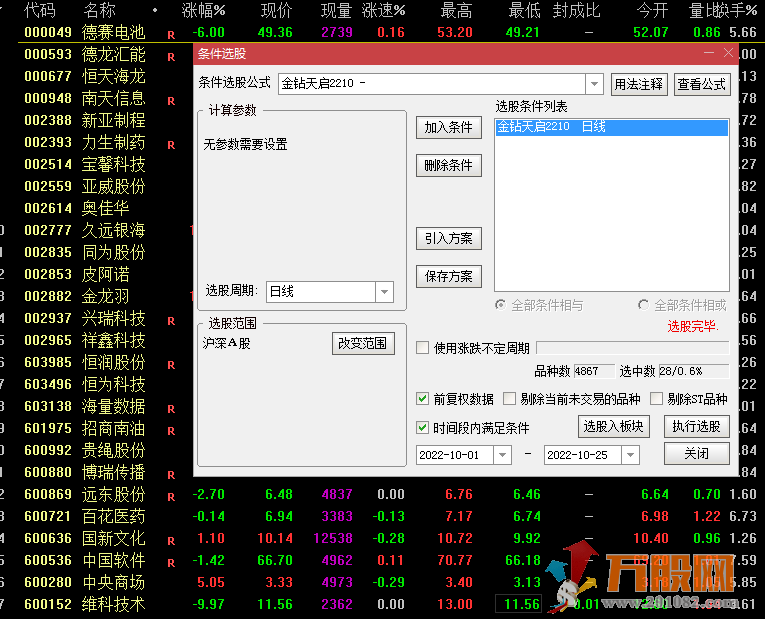 【金钻天启2210】全新思路的超短线操作实战模式指标