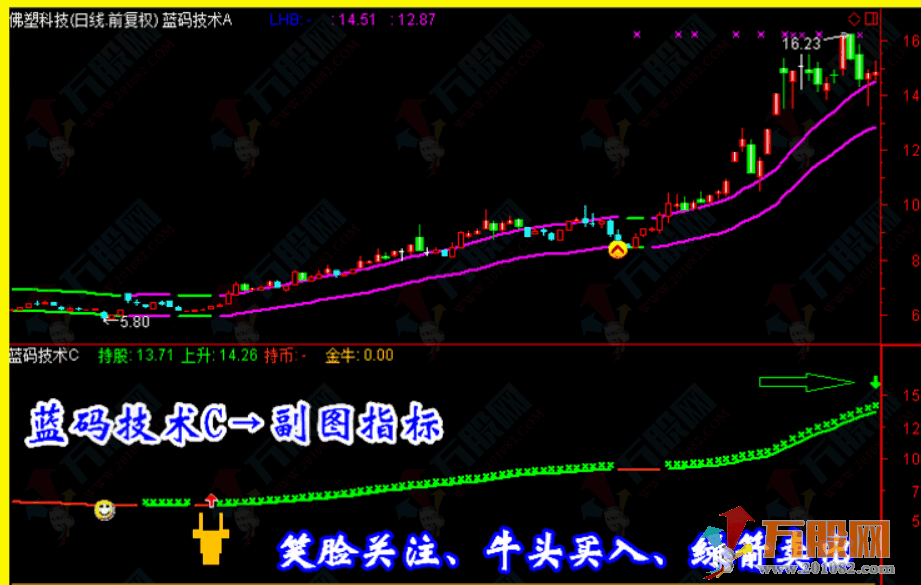 【蓝码技术】炒股指标/抓黑马/选股预警/波段/短线牛股
