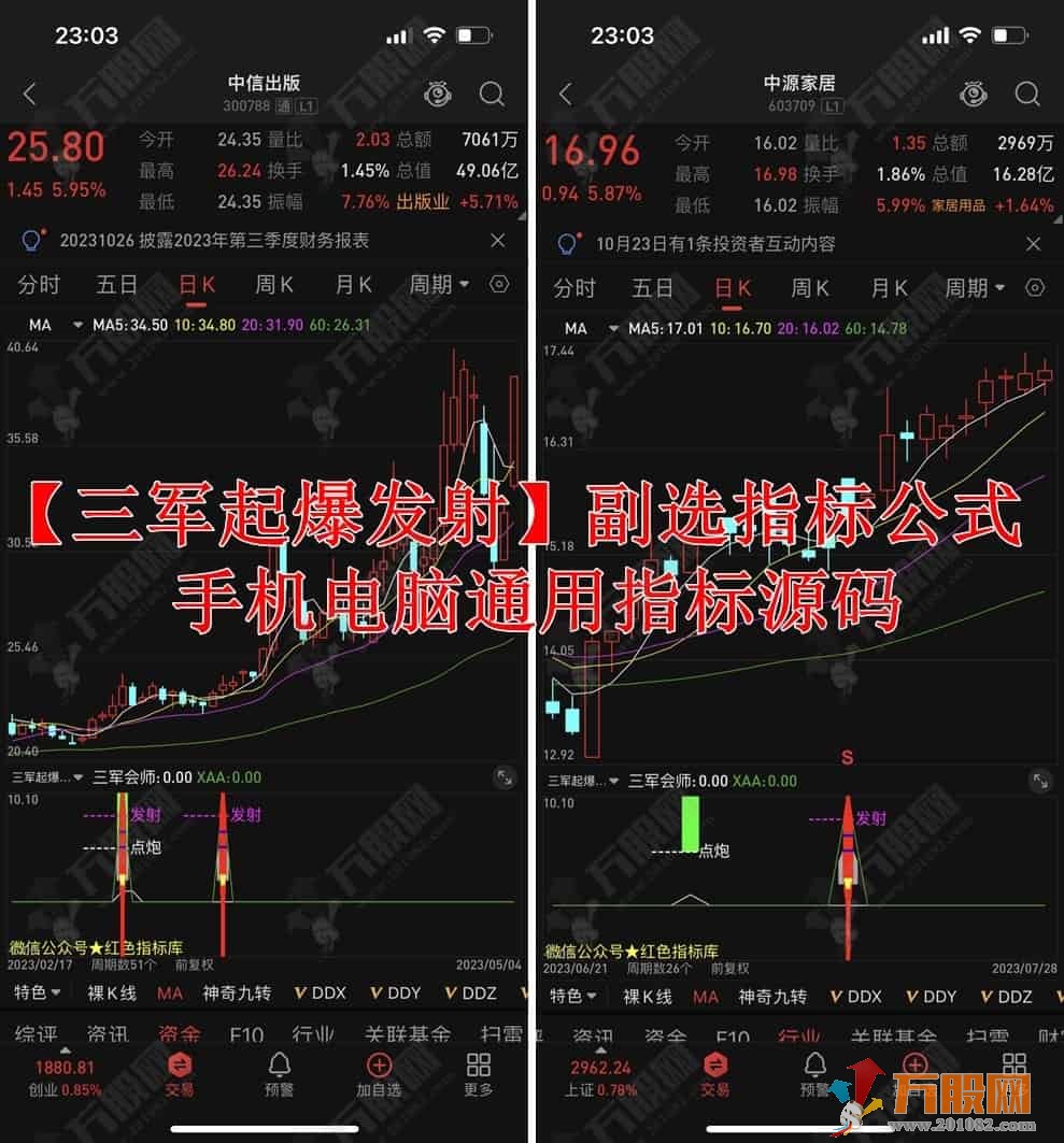 胜过金钻【三军起爆发射】副选指标公式 火遍全某音的三军点炮发射 支持手机版+电脑版 ...