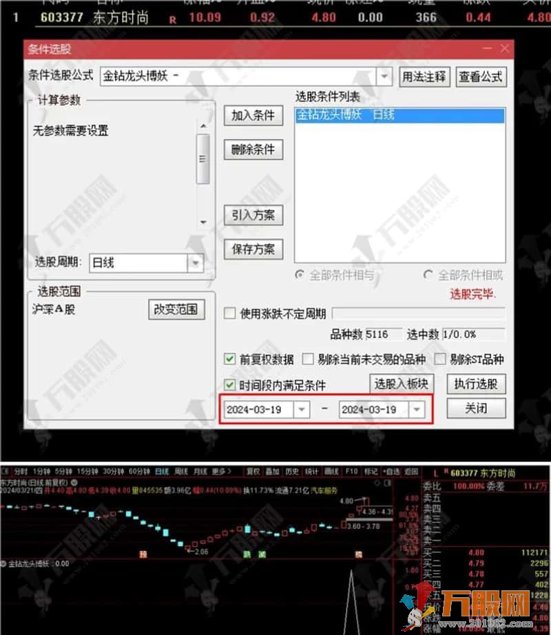 【金钻龙头博妖】全新思路的超短线操作实战模式指标 出票少而精超短线神器 ... ... ... ... ... ... ... .. ...