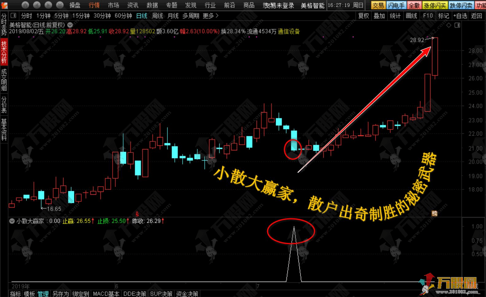 【小散大赢家】散户出奇制胜的秘密武器 尾盘竞价买入 历史测评十战九胜