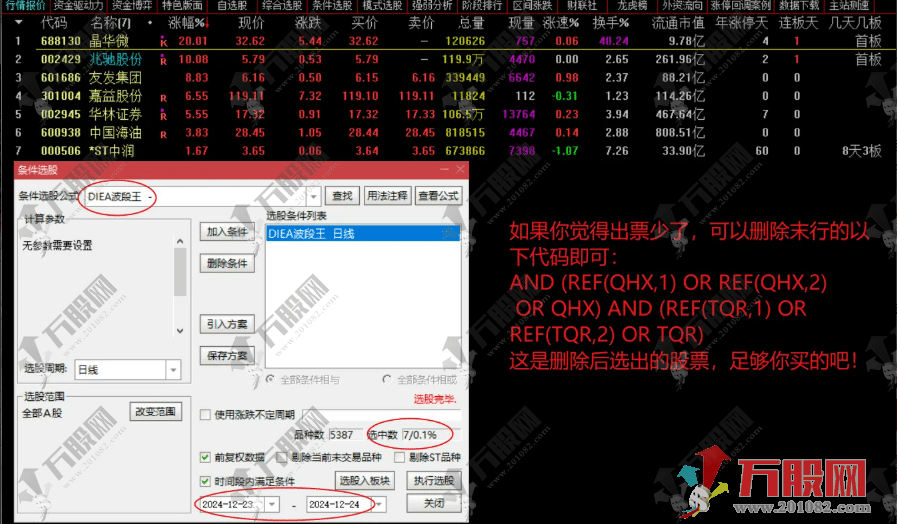 通达信【DIEA波段王】主副选指标 探索低位建仓起始点