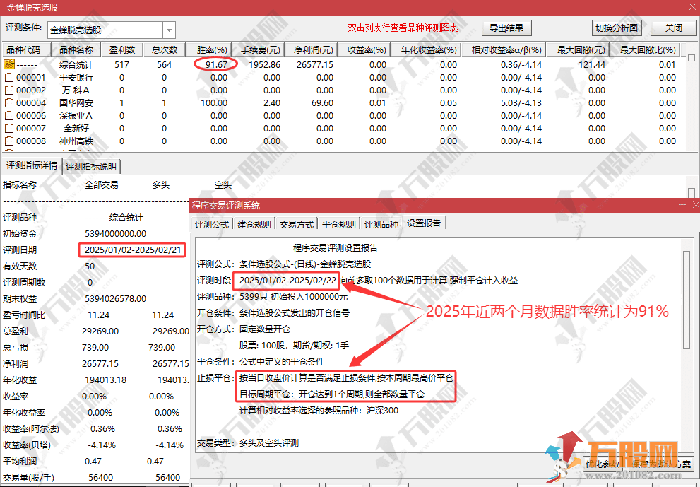 【金蝉脱壳】主副选右侧抄底思路指标 近两个月成功率91% 手机电脑通用无未来函数 ... ... ... ...