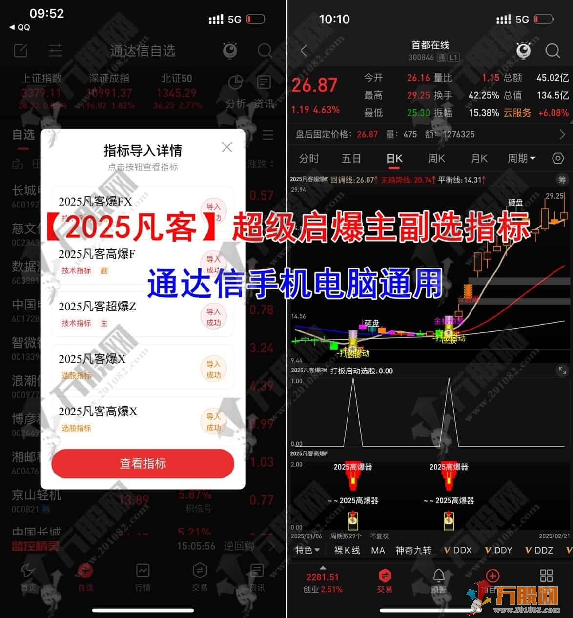 【2025凡客起爆】超级启爆主副选指标  计算价格差的起爆点 指标手机电脑通用 无未来函数 ...