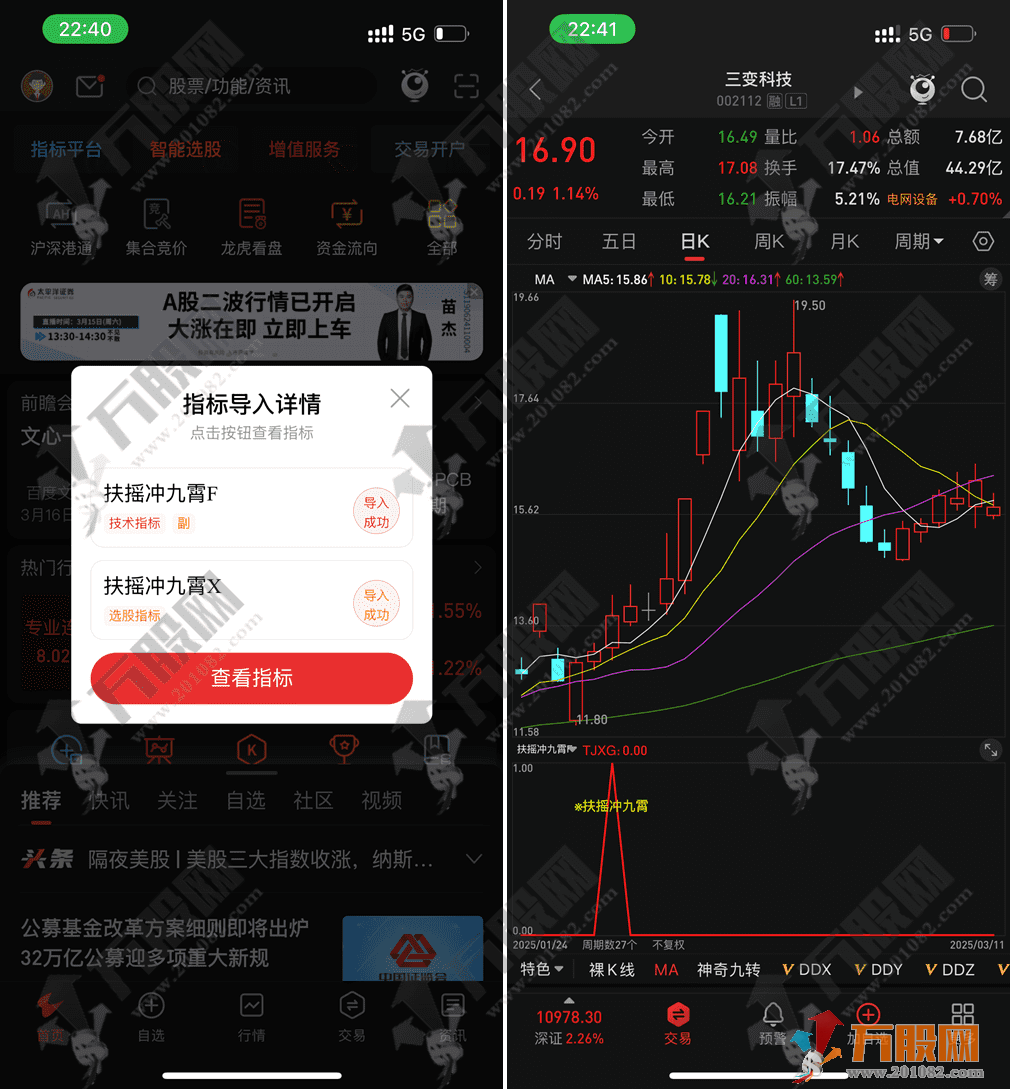 通达信【扶摇冲九霄】副选指标，空中蓄力继续上攻，信号不漂移，手机电脑通用 ... ... ...