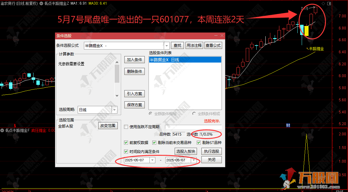 【低点半路疯狂掘金】主副选指标，挖掘低吸/半路下跌低吸思路，手机电脑通用无未来函数 ... ... ... ...