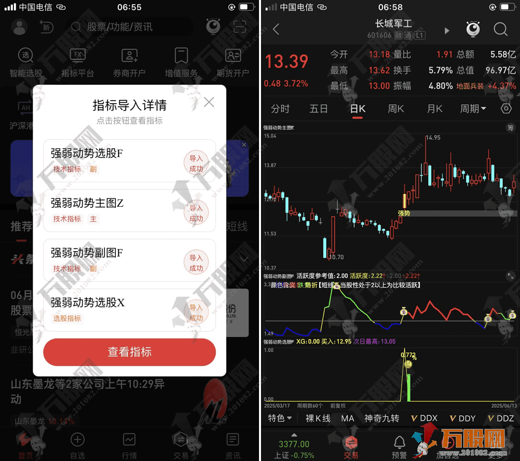 通达信【强弱动势】1主2副1选股指标 趋势强弱一目了然无未来函数 手机电脑通用 ...